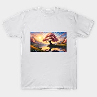 Giant ancient cherry blossom tree. T-Shirt